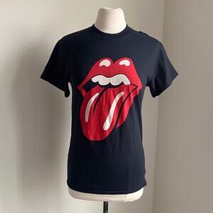 ROLLING STONES 2019 Tour T Shirt Womens Sz Small Black Band Tee